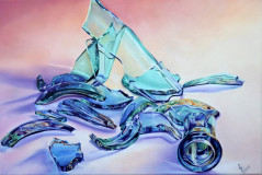 carafe bleu turquoise